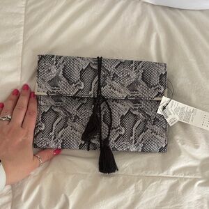 *NWT* WHBM snake print jewelry holder